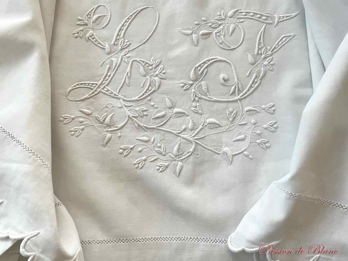 Drap festonné mono LF