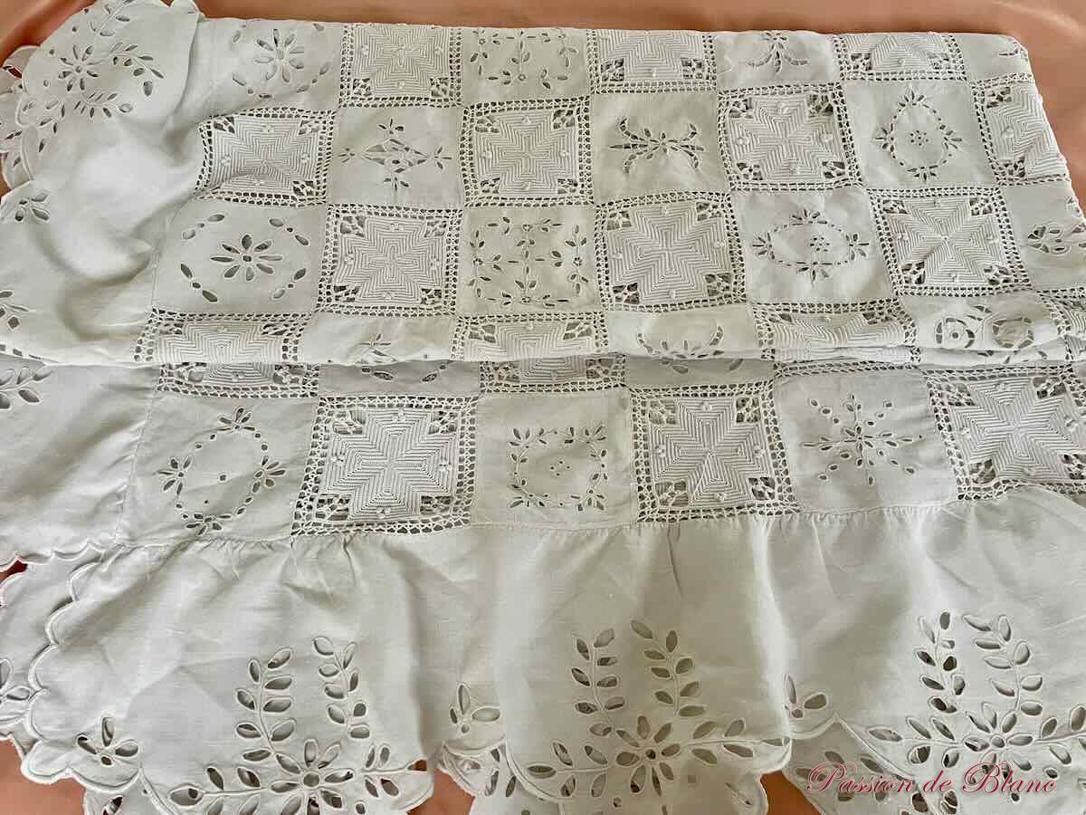 Dessus-de-lit fleurs lys