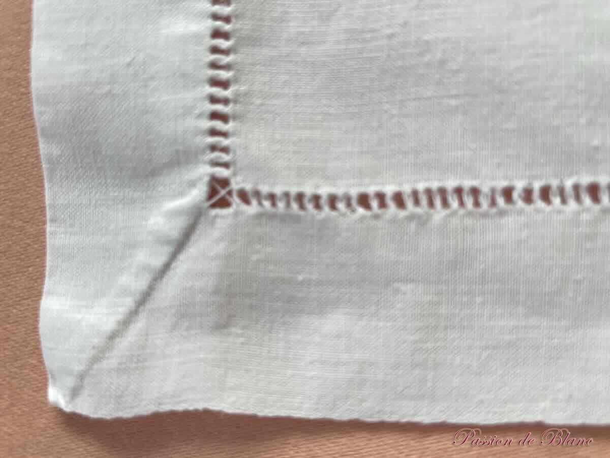 Serviette ancienne fil lin