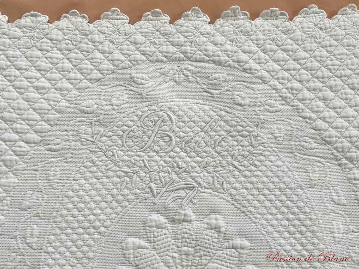 Couverture coton piqué