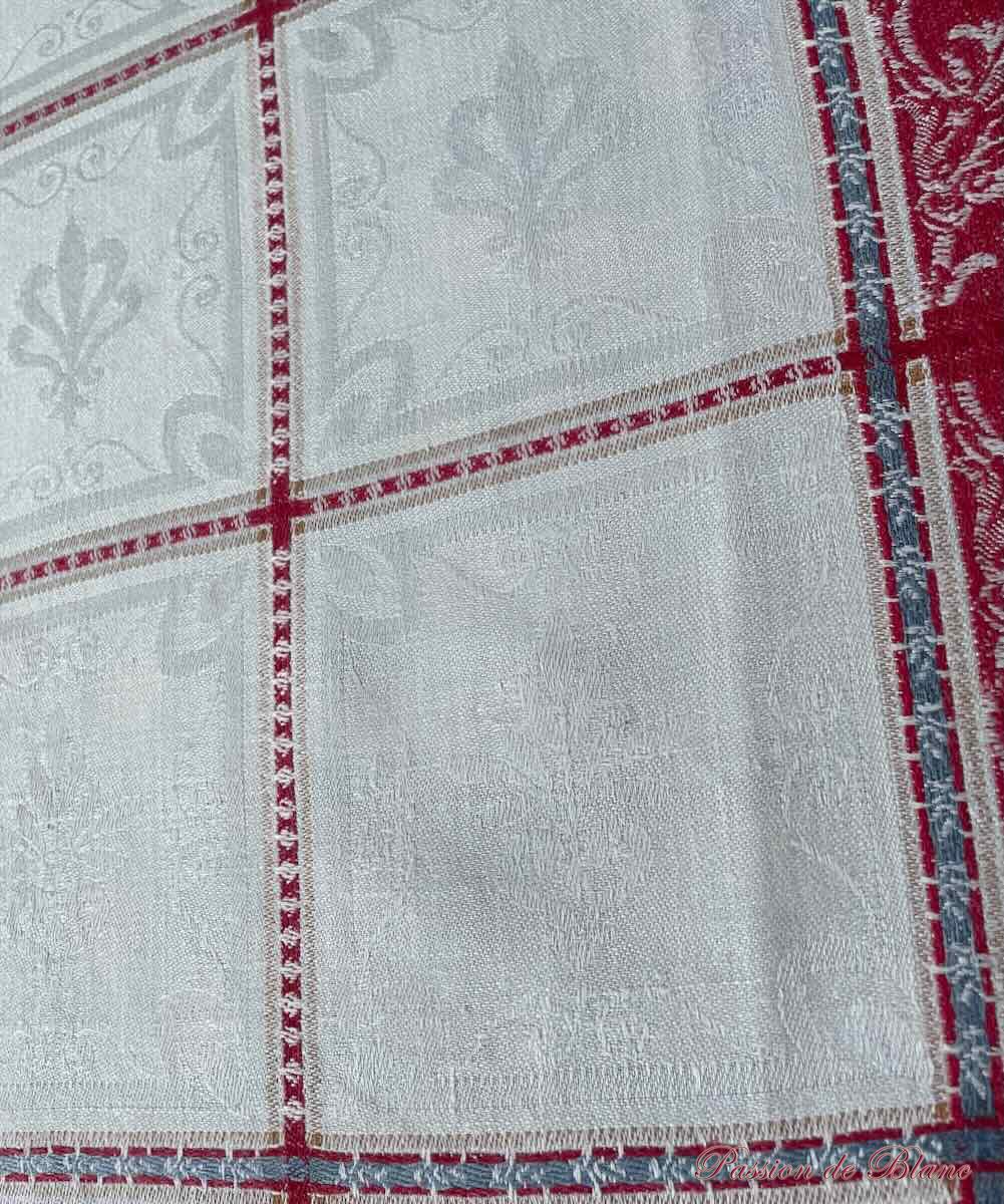 Nappe Napoléon III blanc rouge bleu