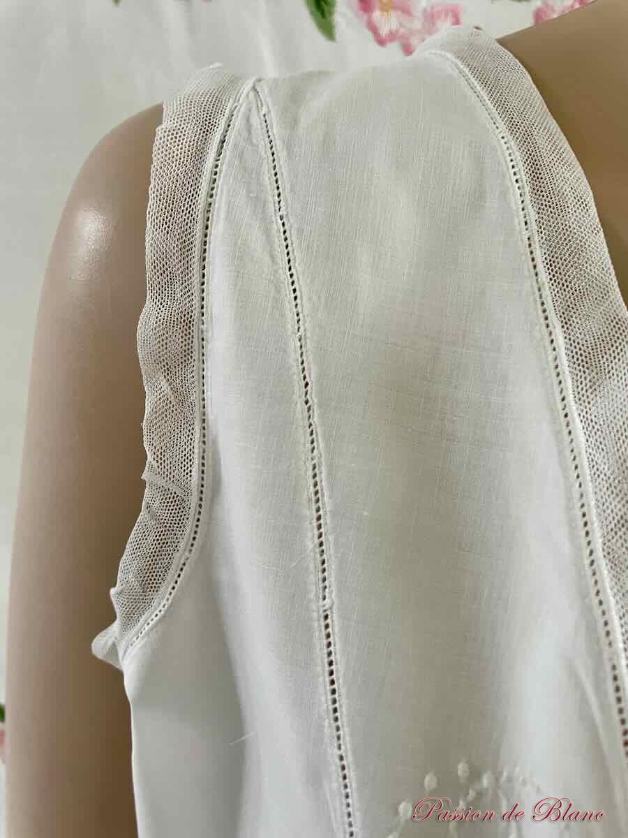 Chemise femme brodée