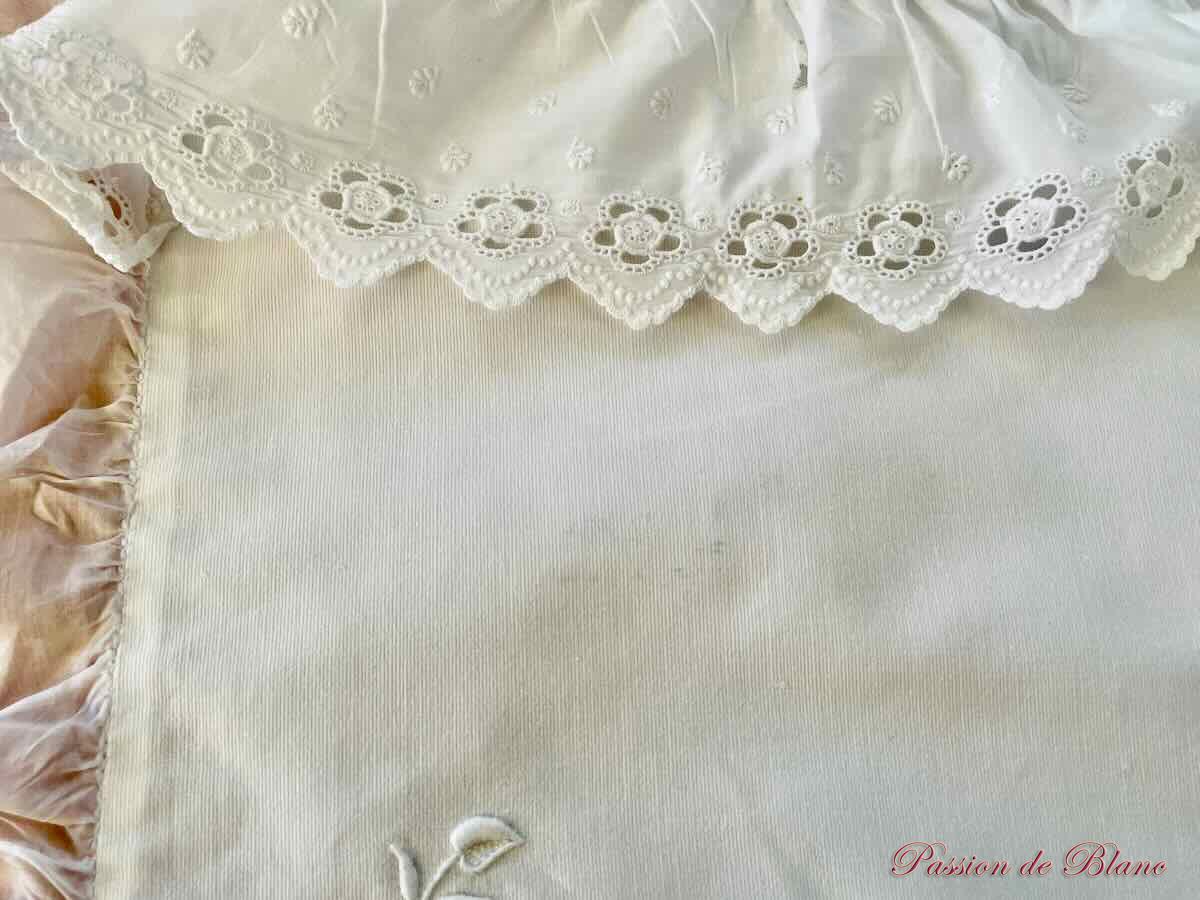 Couverture housse d'édredon de bébé merveilleuse broderie main – Image 11