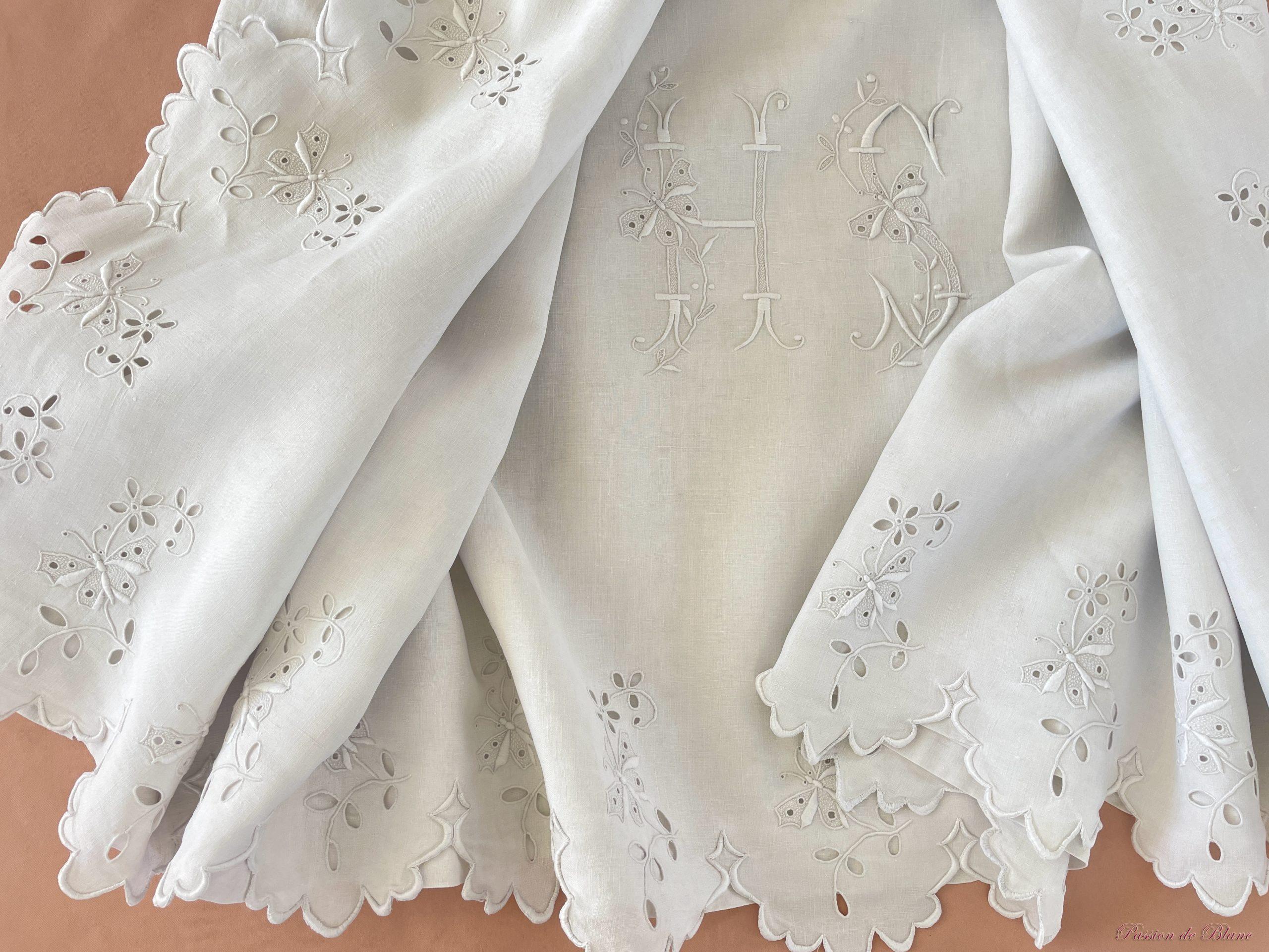 Drap avec papillons