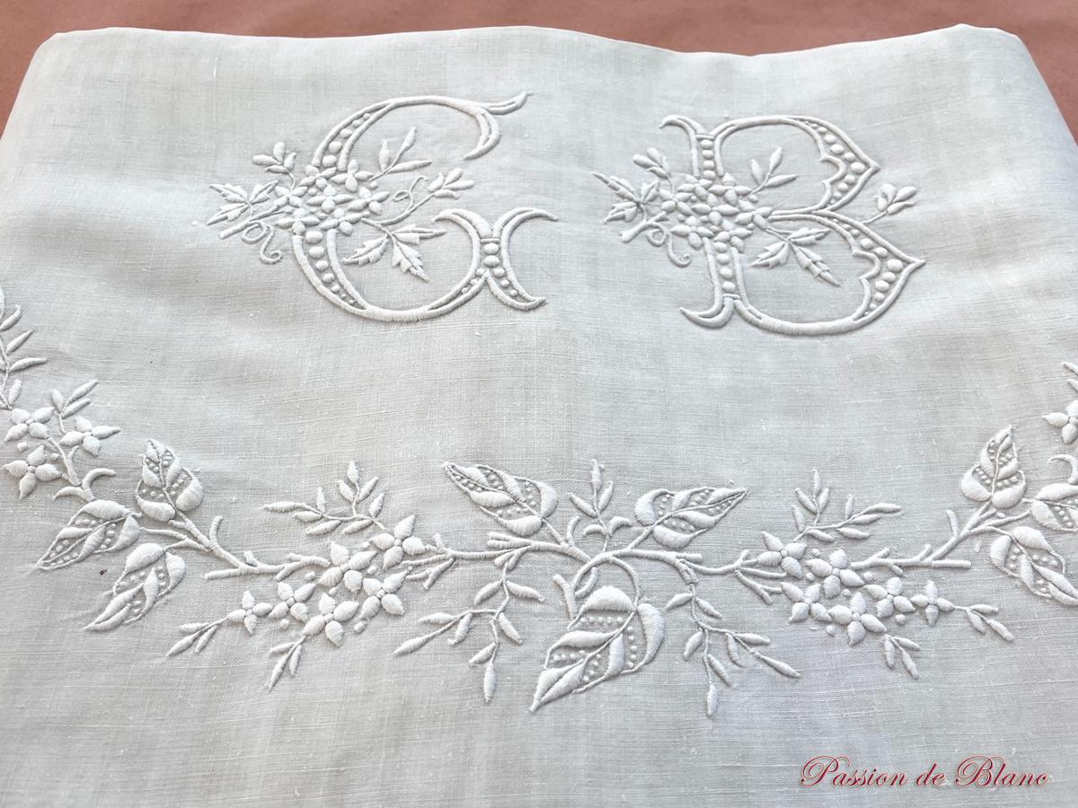 Drap CB monos fleurs