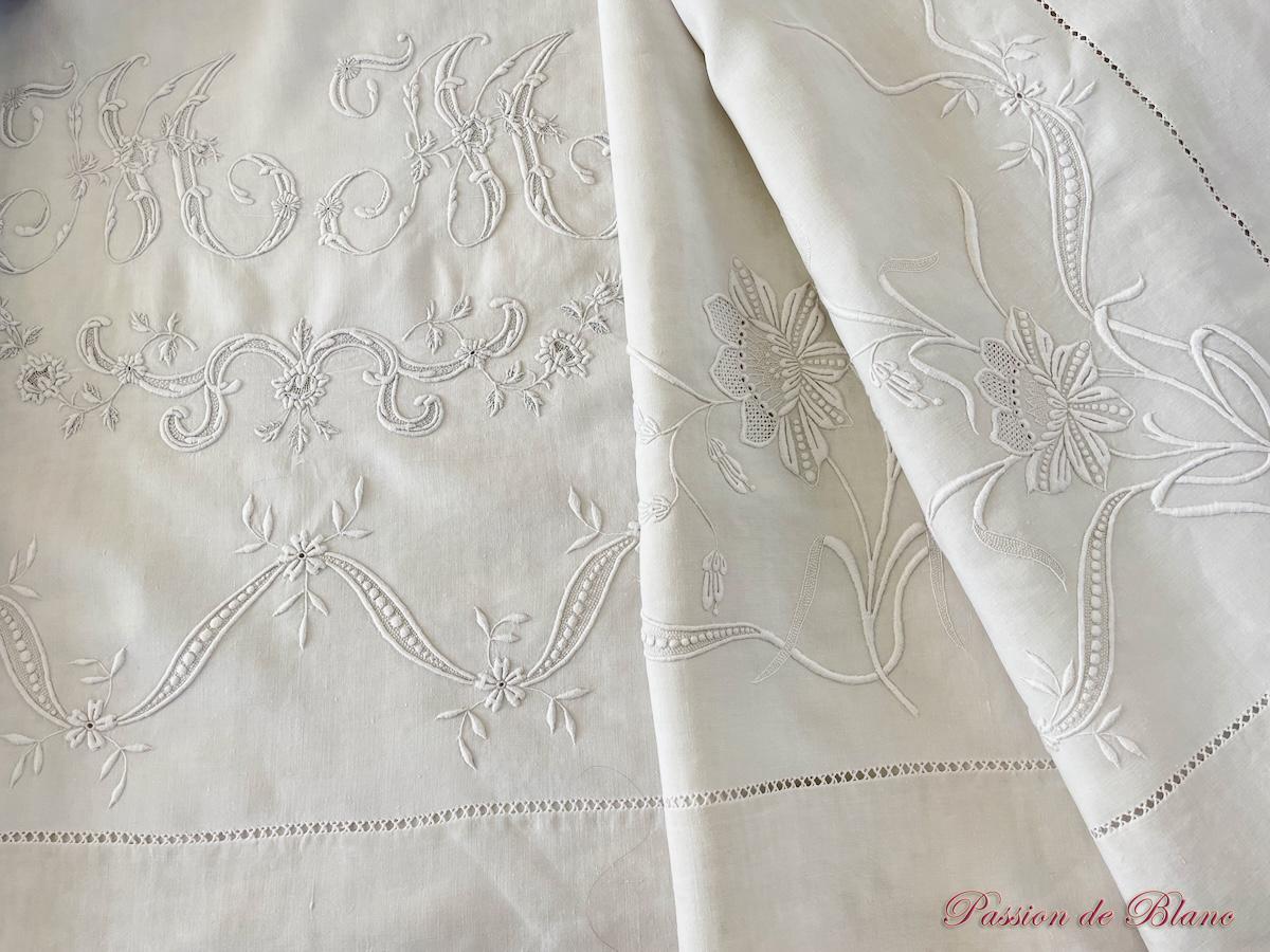 Drap MM broderie aiguille