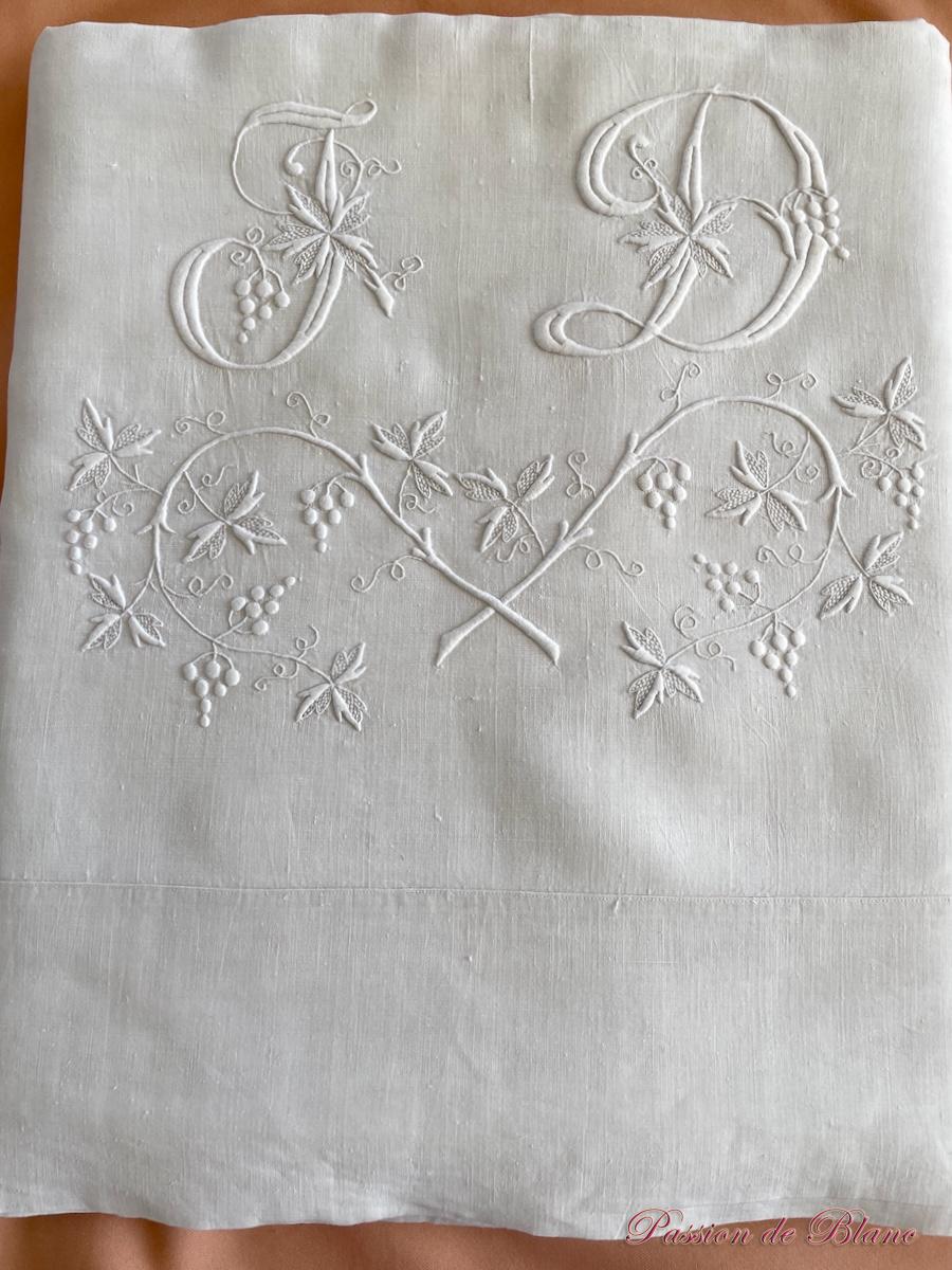 Drap JD branchages fruits