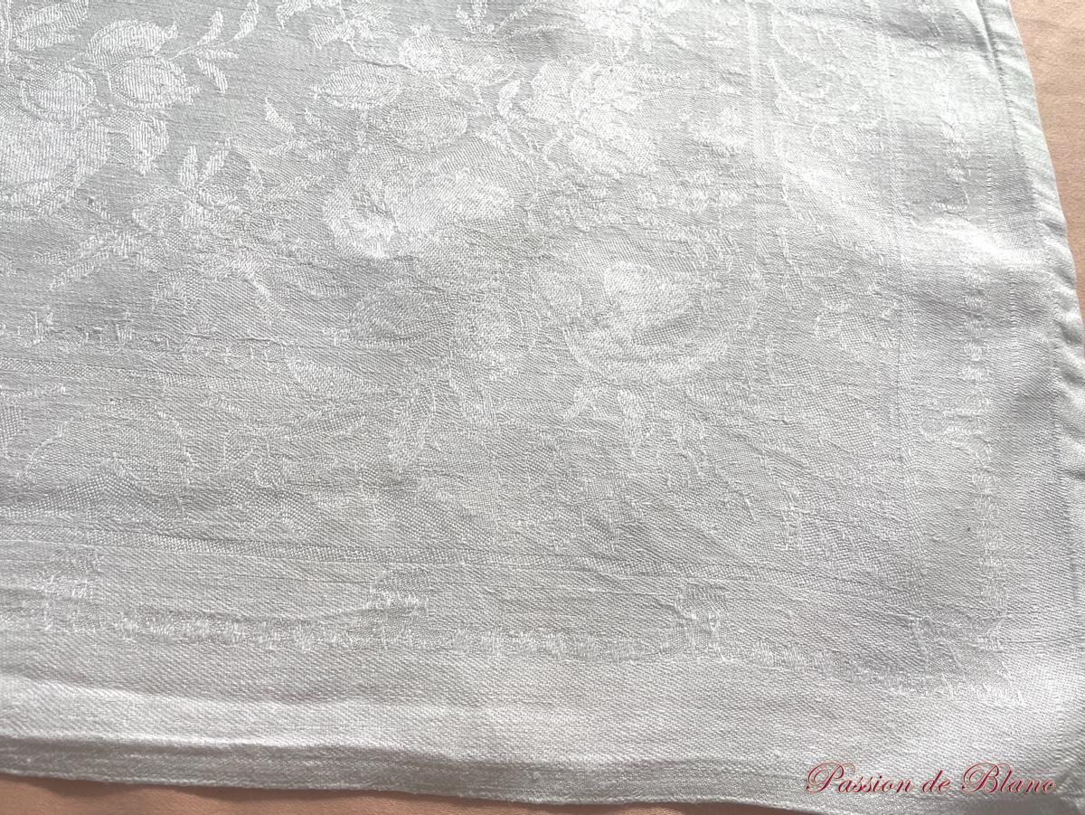 Nappe MC lin damassé