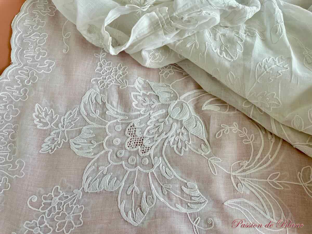 Rideau broderie Cornely