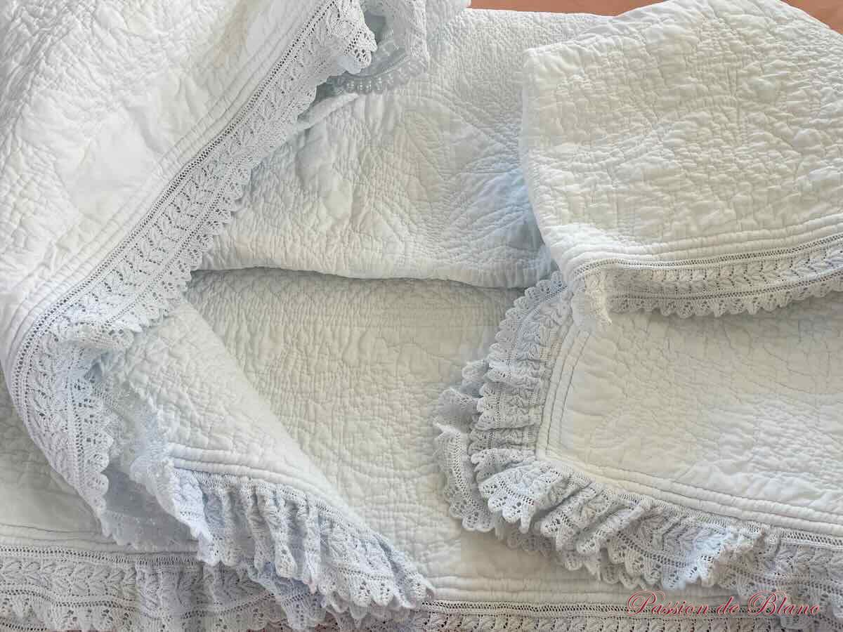 Courtepointe piquée main