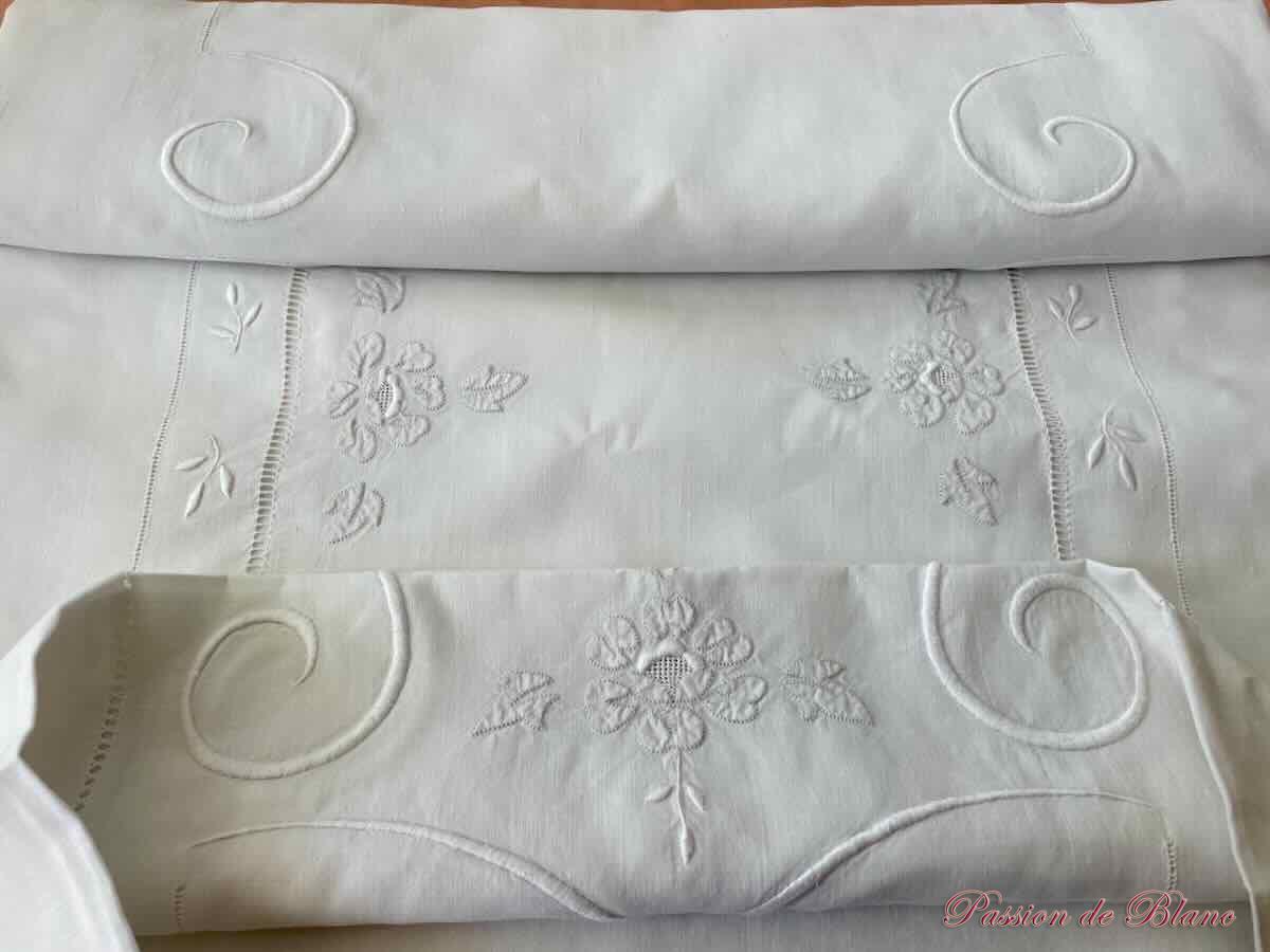 Nappe brodée applications