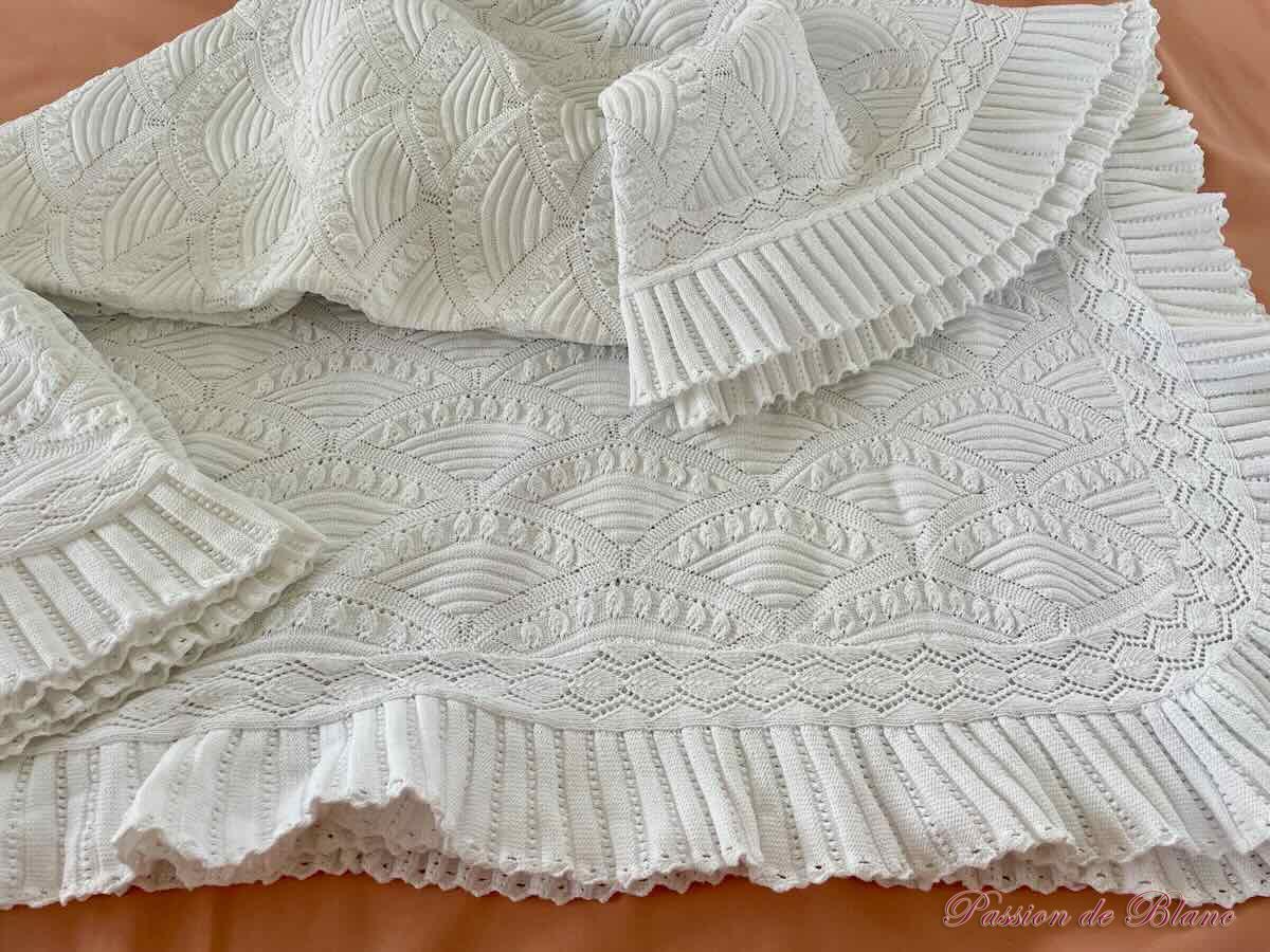 Dessus-de-lit aiguilles couverture