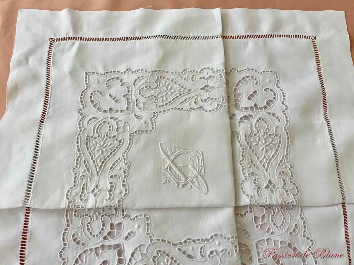 Taie CD fil lin Richelieu