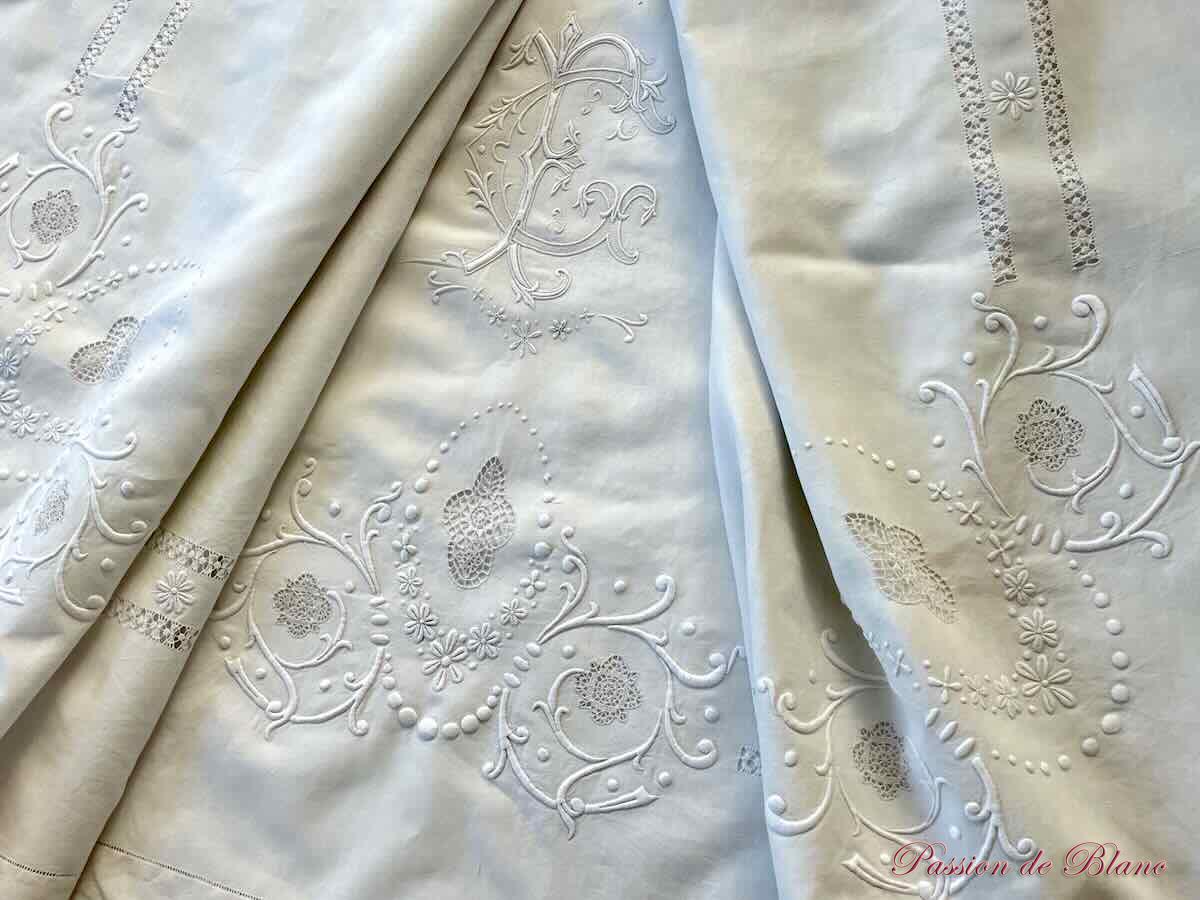 Drap FC lin fin retour