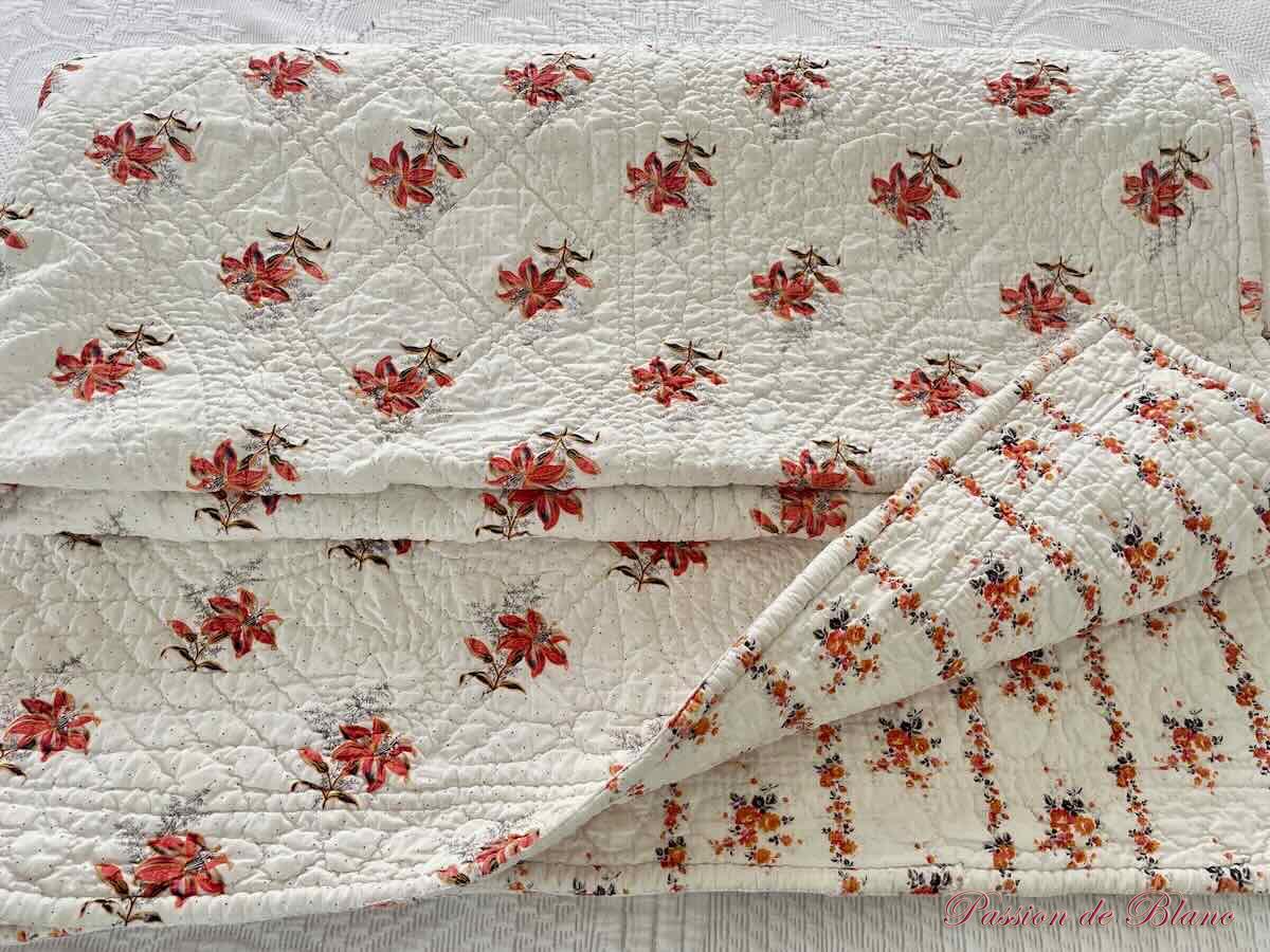 Courte-pointe piquée main