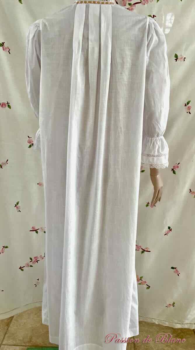 Chemise de nuit broderie dentelle