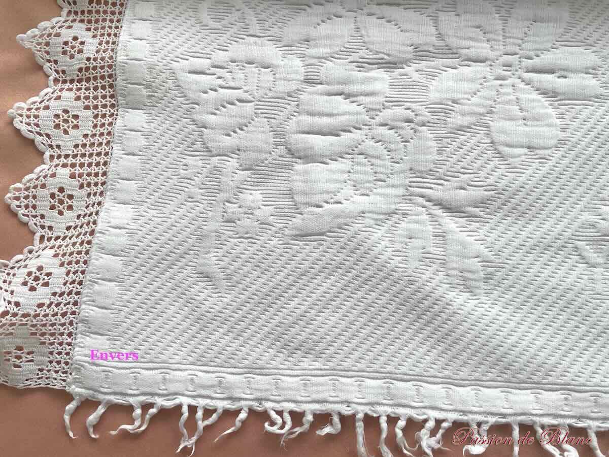 Petite couverture de bébé en piqué Marseillais – Image 5