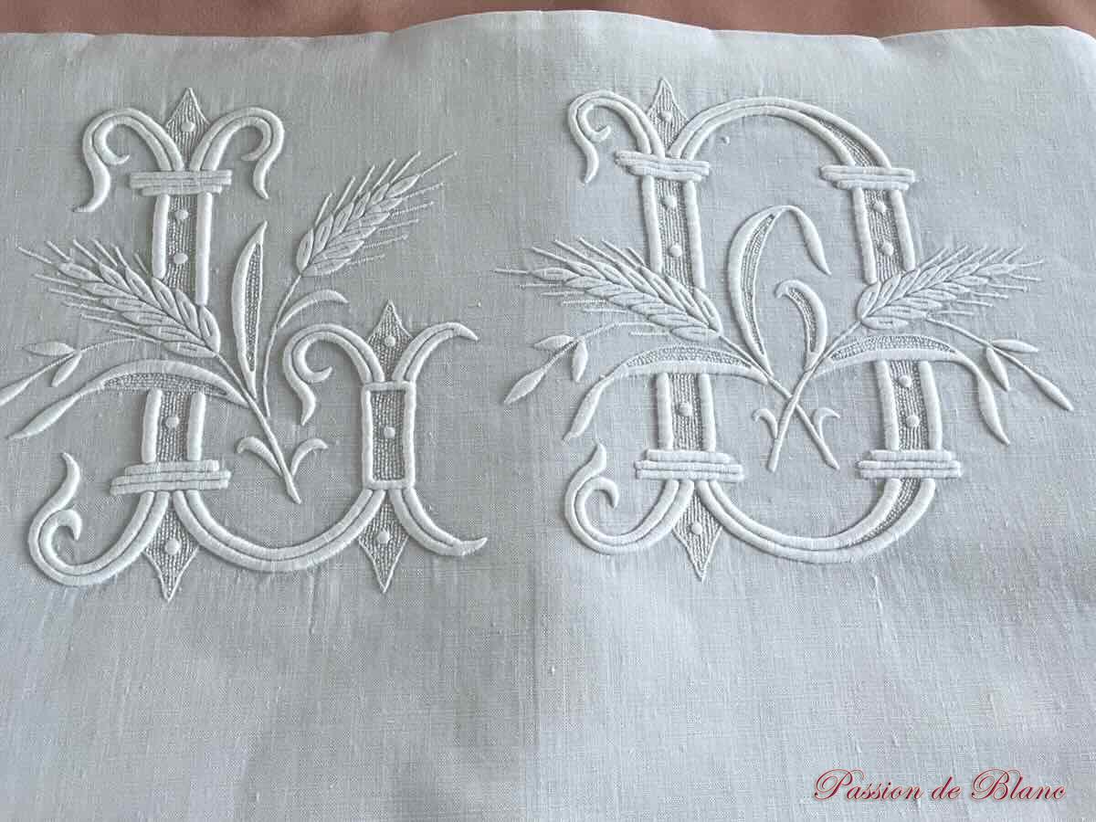 Drap LD lin épis de blé