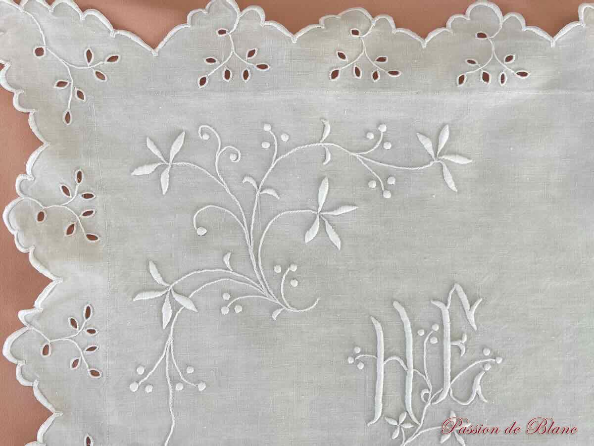 Paire taies HP fleurs