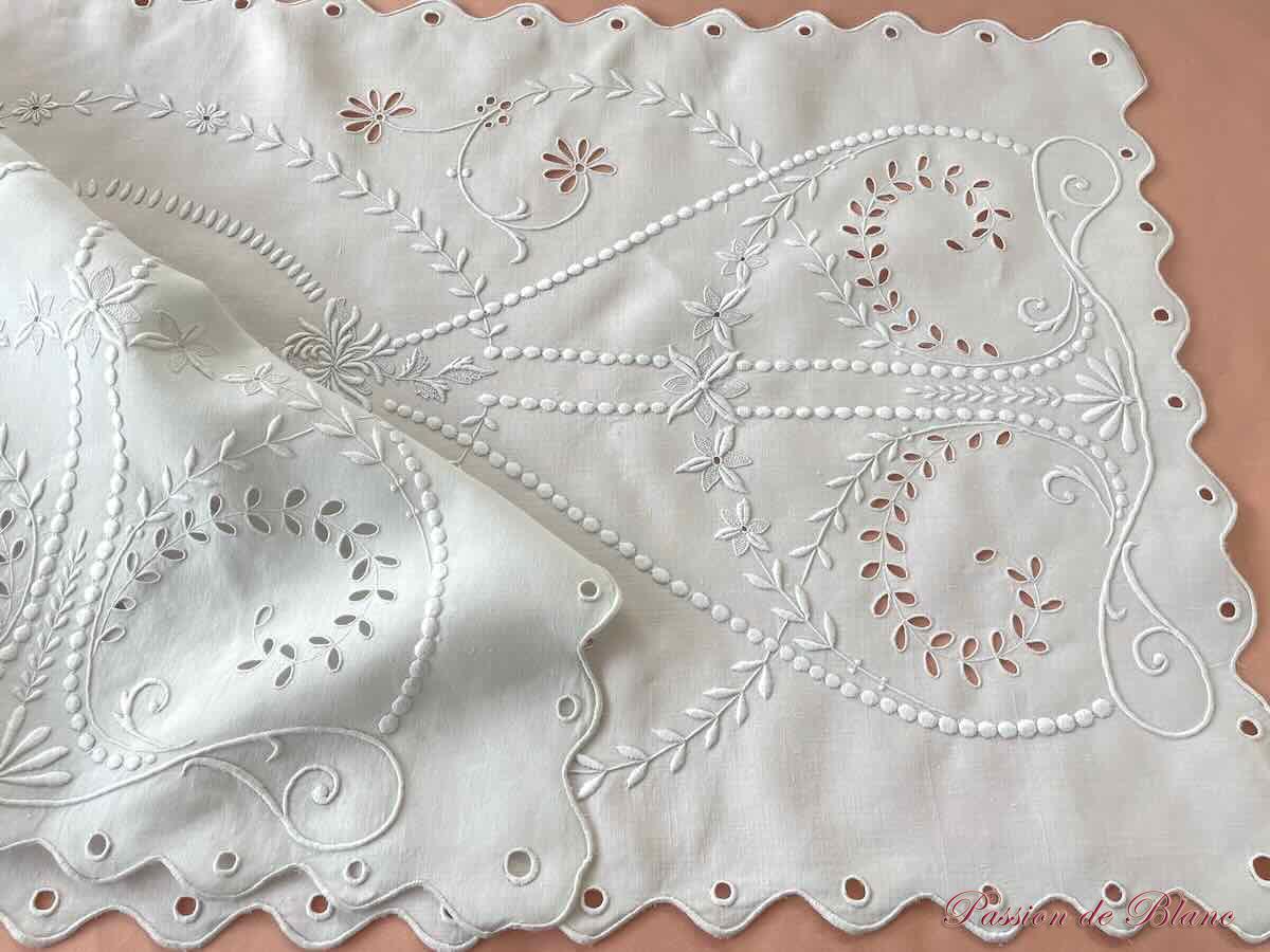 Chemin de table napperon Anglaise