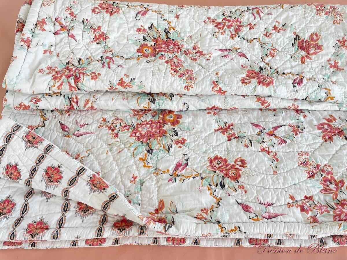 Couverture provençale piquée