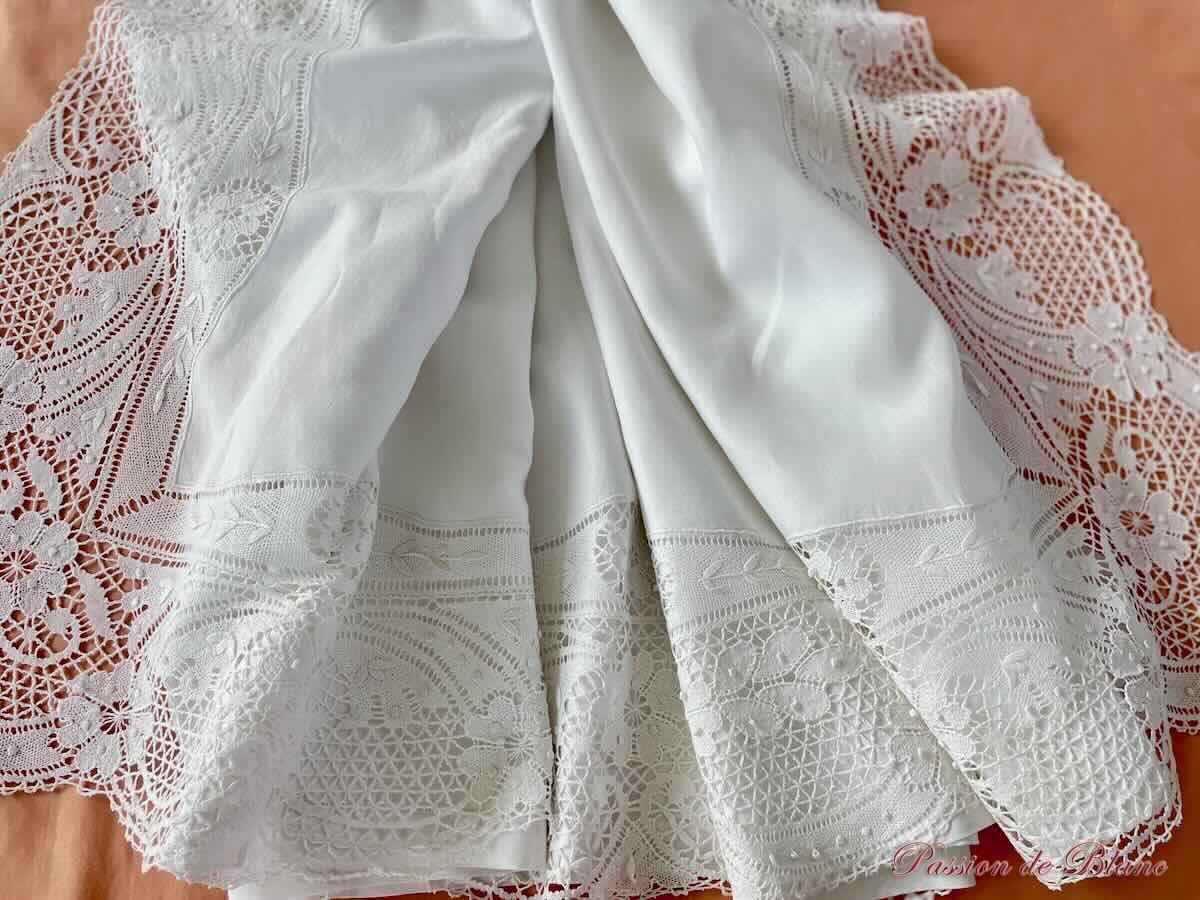 Drap dentelle fuseaux main