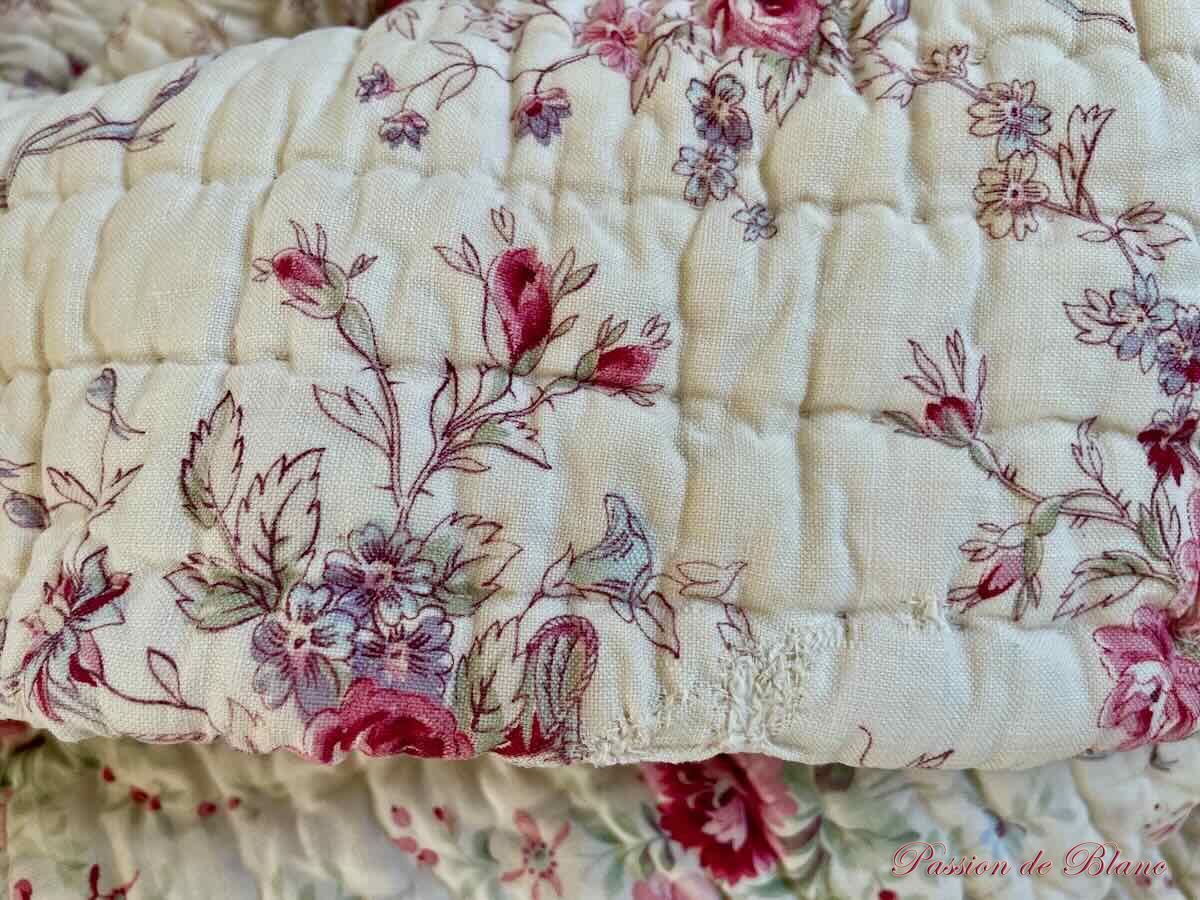 Courtepointe bouquet fleuri