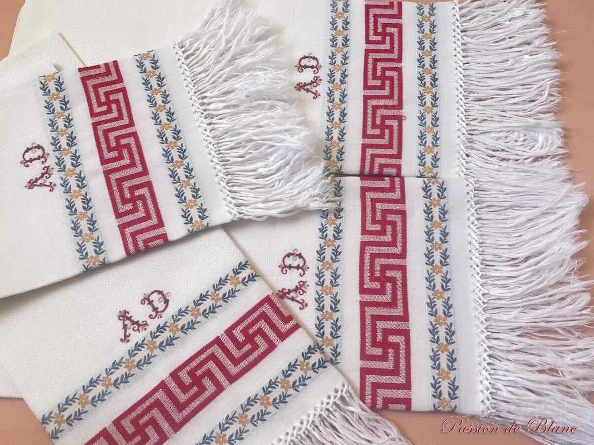 Serviettes AD au couleur fil lin