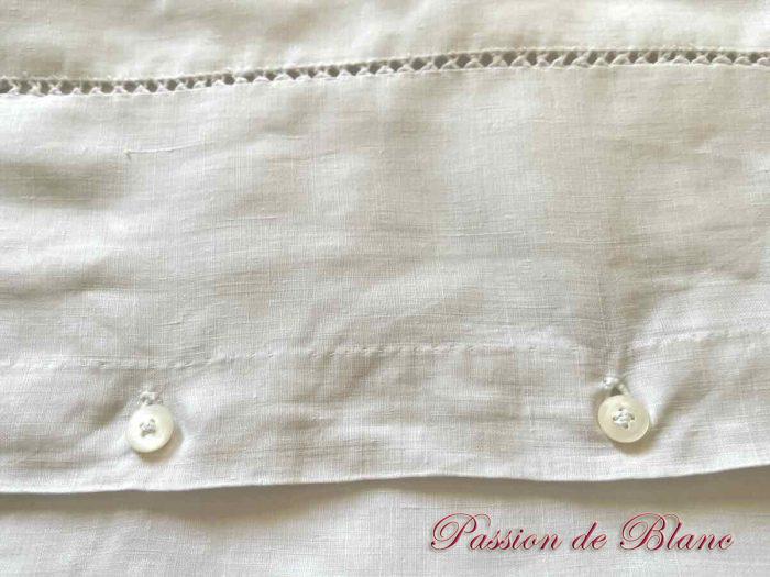 Belle taie avec somptueuse broderie et mono BC – Image 5
