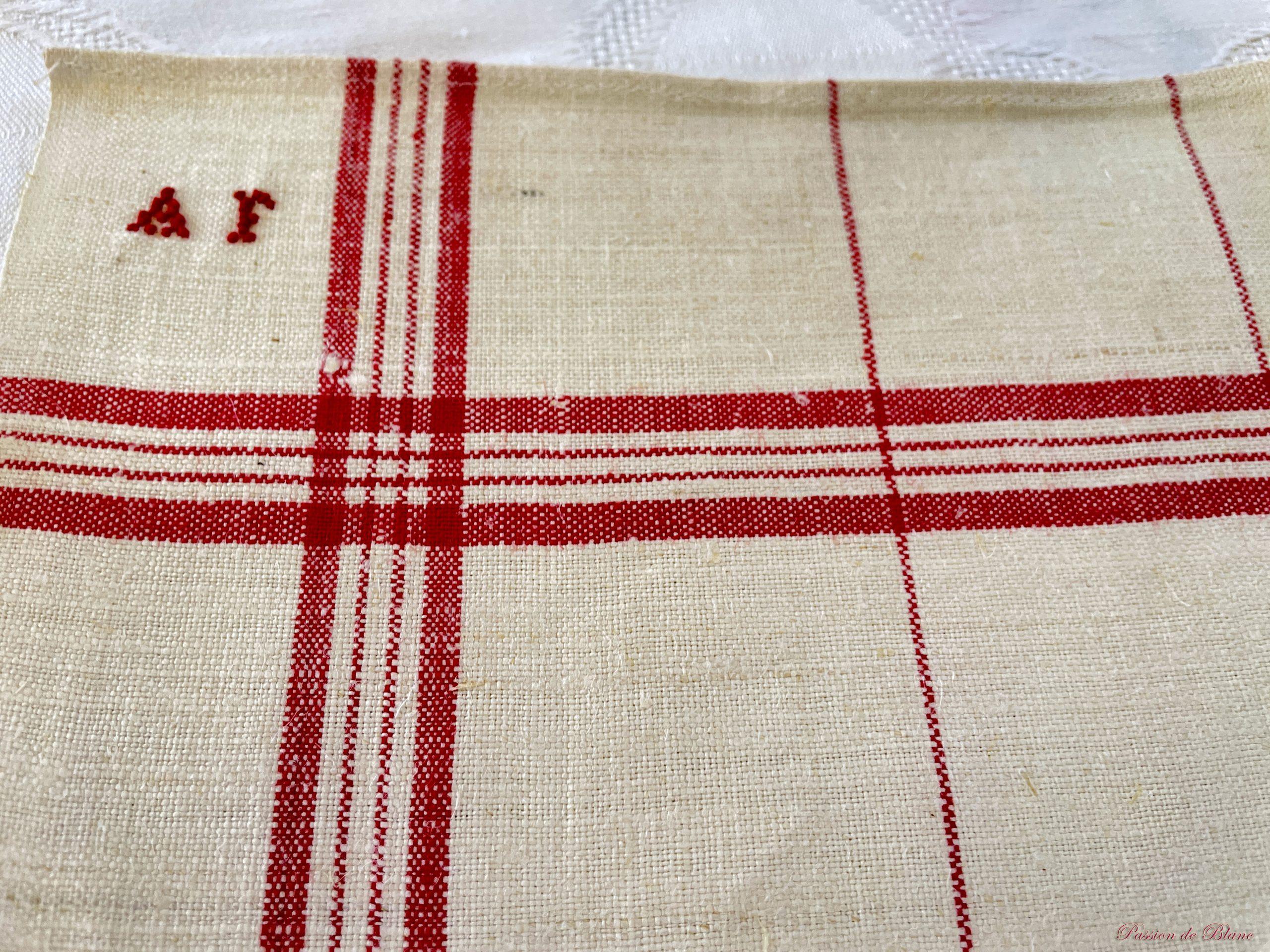 Lot six torchons cuisine, Lin fin