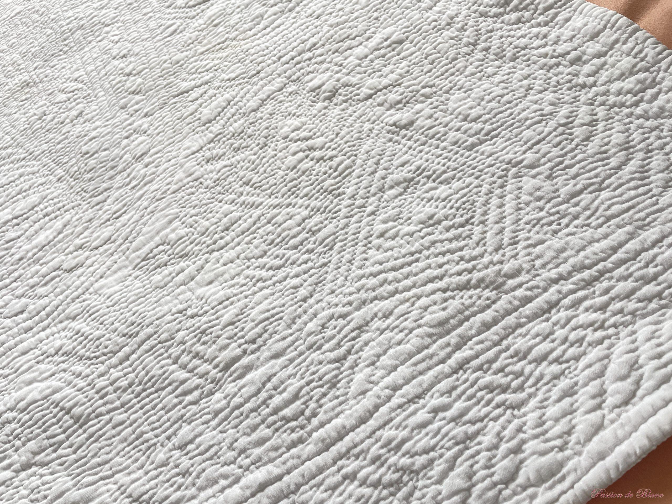 Courtepointe fine piquage main