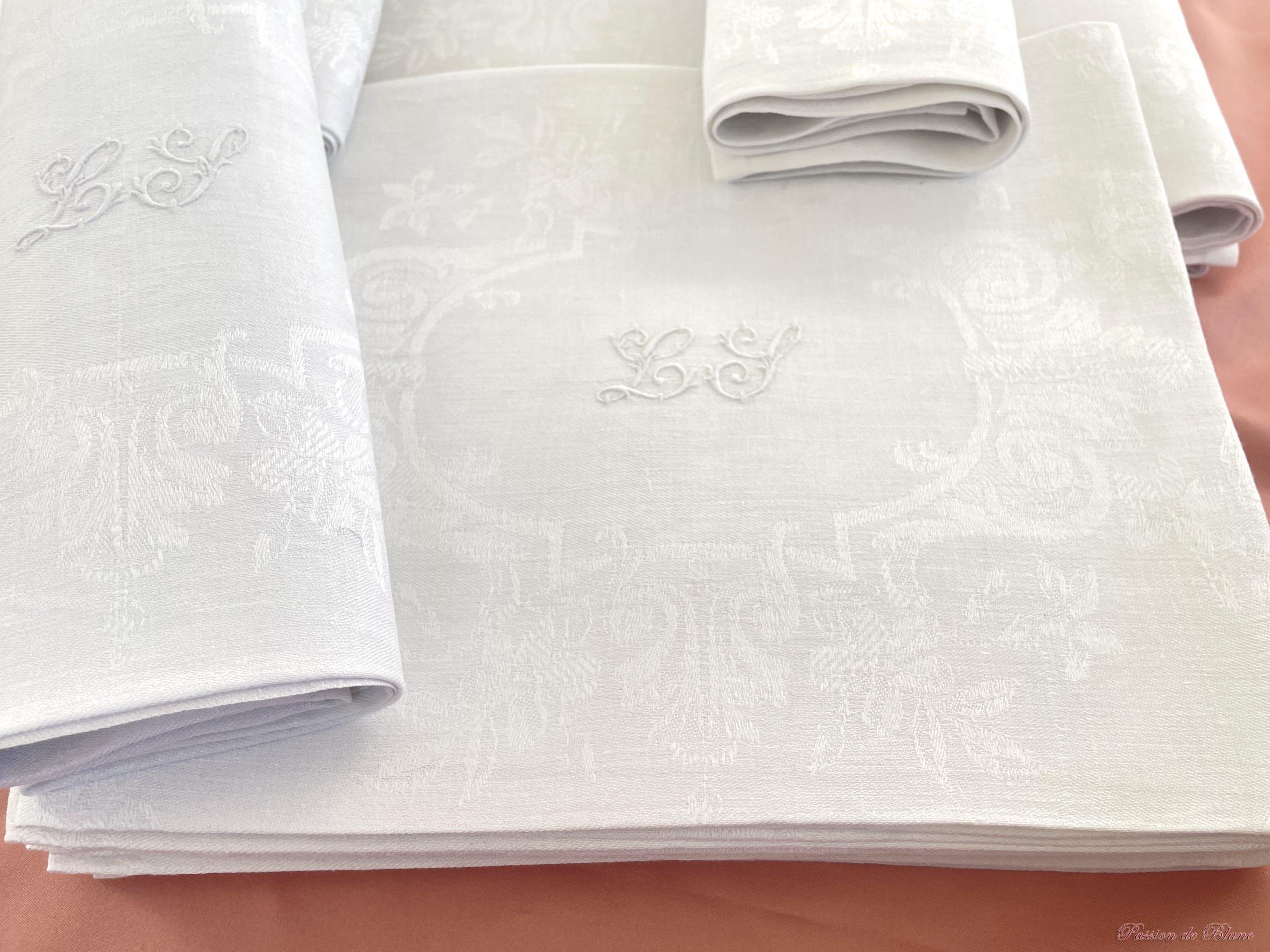 Service de table lin fin