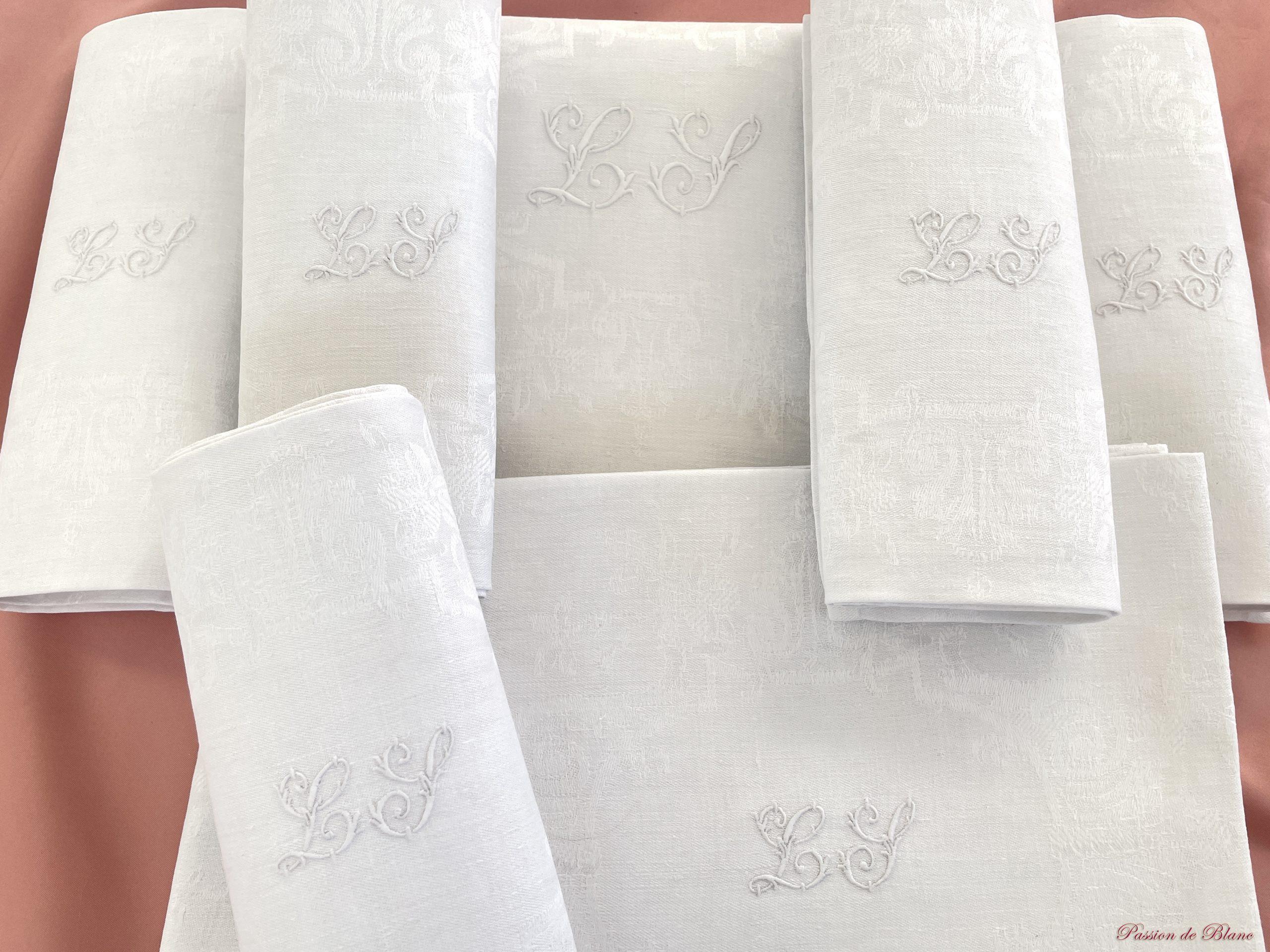 Service de table lin fin