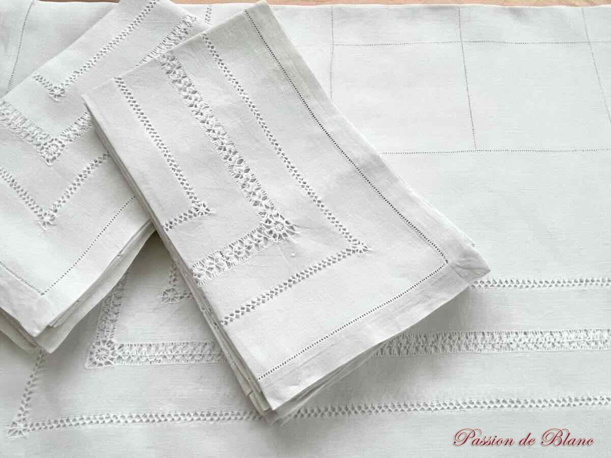 Service de table lin jours complexes