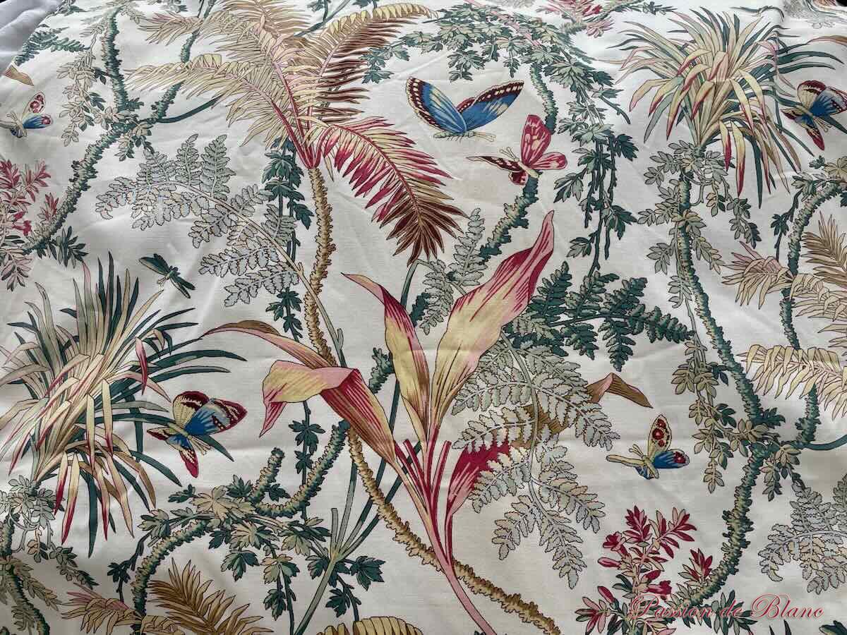 Paire rideaux, collection Pierre Frey, Braquenié: imprimé exotique – Image 5