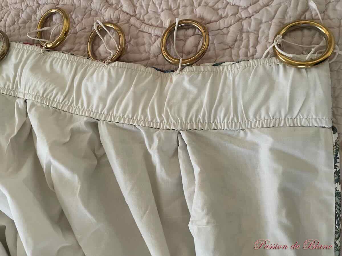 Paire rideaux, collection Pierre Frey, Braquenié: imprimé exotique – Image 10