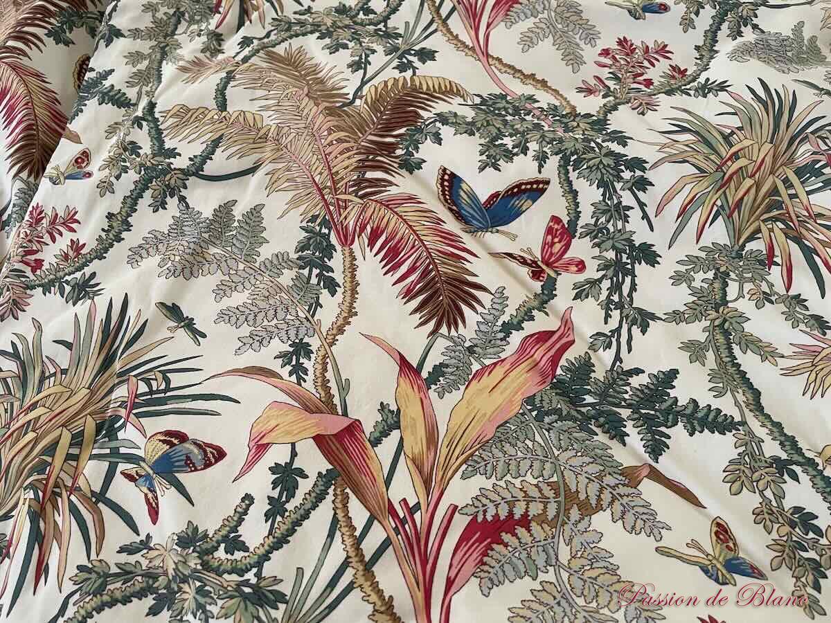 Paire rideaux, collection Pierre Frey, Braquenié: imprimé exotique – Image 9