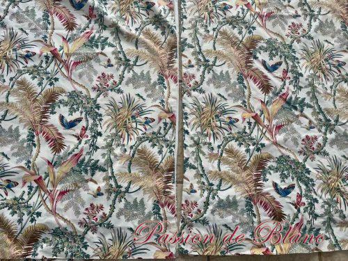 Paire rideaux, tentures: Papillons Exotiques, collection Braquenié