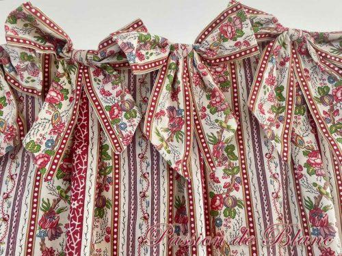 Tenture collection LE MANACH, double face avec motifs fleuris. PIERRE FREY.
