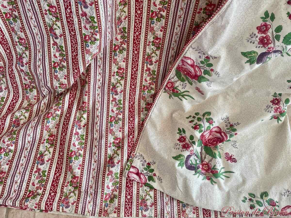 Tenture collection LE MANACH, double face avec motifs fleuris. PIERRE FREY. – Image 7