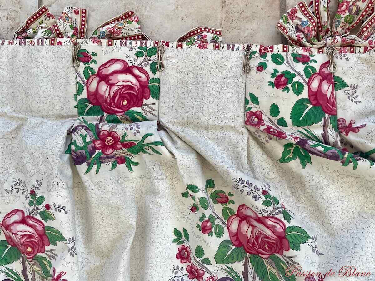 Tenture collection LE MANACH, double face avec motifs fleuris. PIERRE FREY. – Image 5