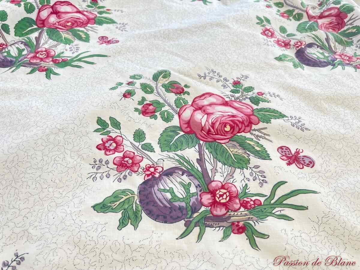 Tenture collection LE MANACH, double face avec motifs fleuris. PIERRE FREY. – Image 4