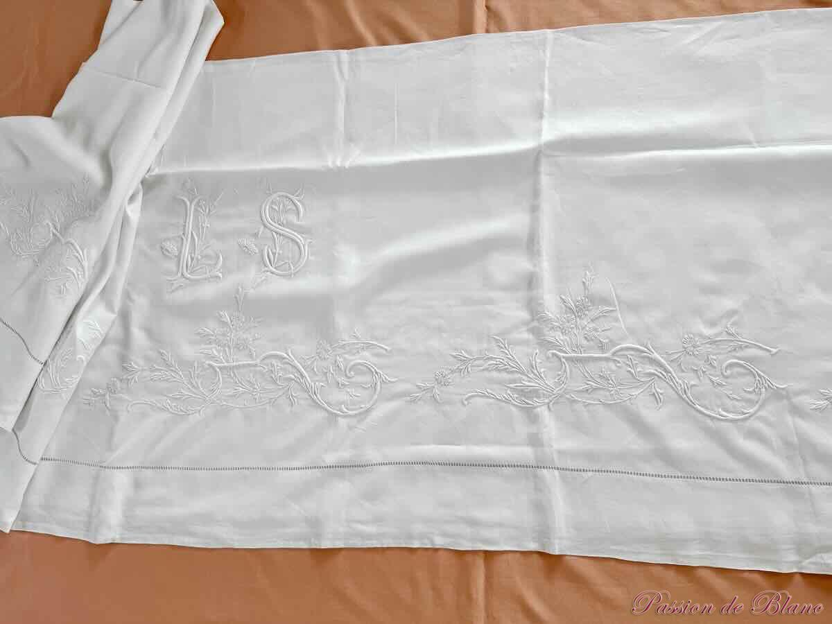 grand drap LS fil de lin large 3 m